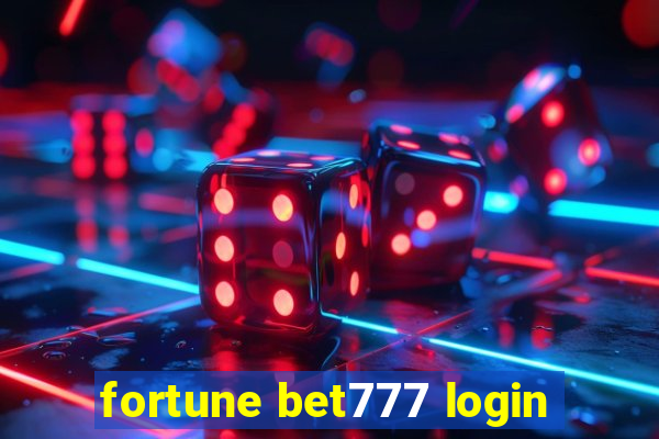 fortune bet777 login